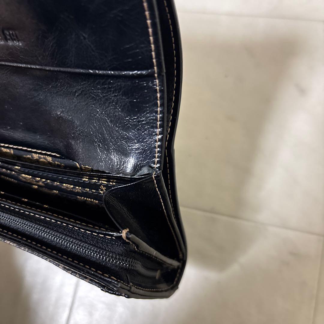 【希少】ANNA SUI アナスイ 折り財布 アンティーク調 バタフライ 蝶
