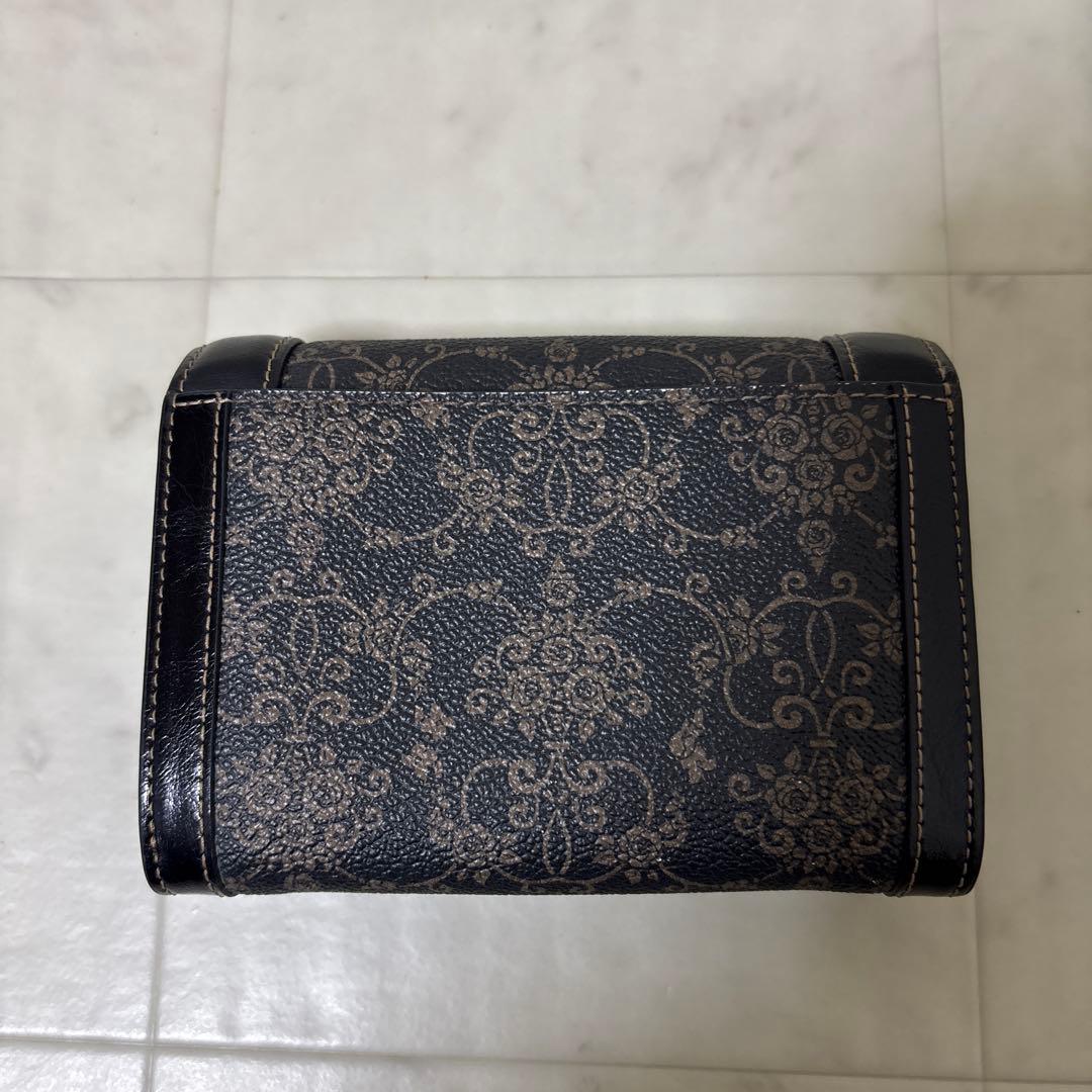 【希少】ANNA SUI アナスイ 折り財布 アンティーク調 バタフライ 蝶
