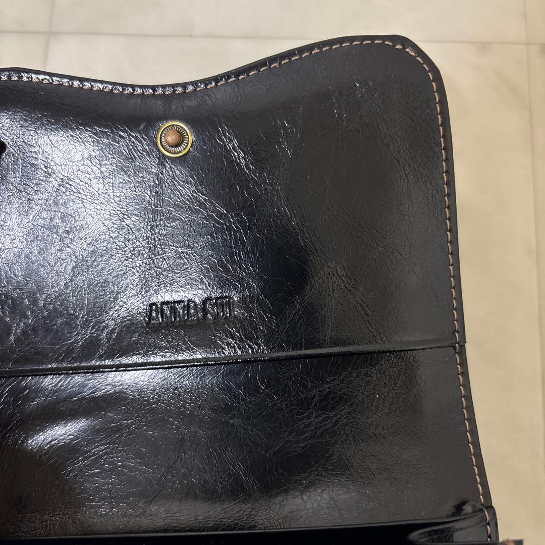 【希少】ANNA SUI アナスイ 折り財布 アンティーク調 バタフライ 蝶