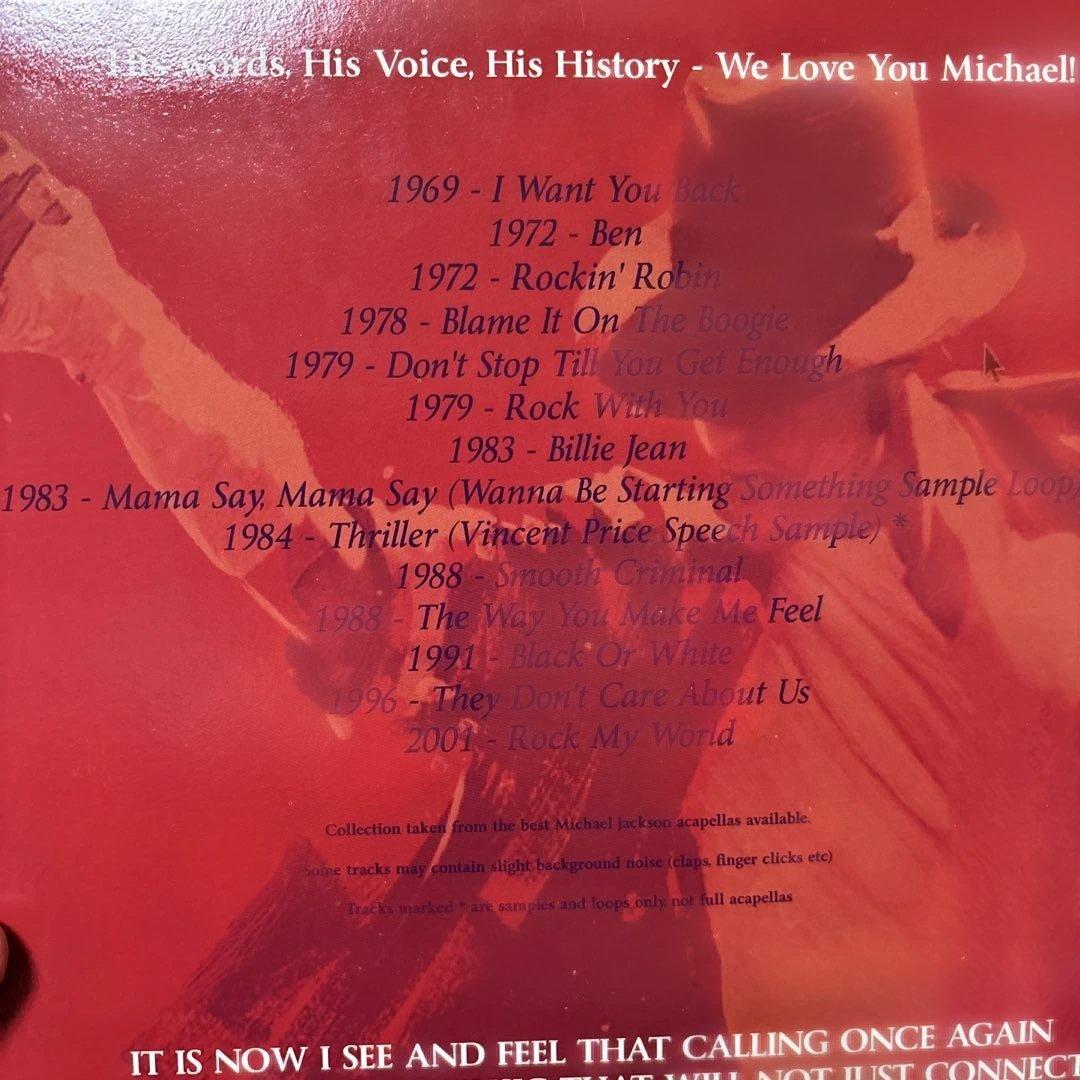 Michael Jackson The Acapella Album 新品未使用