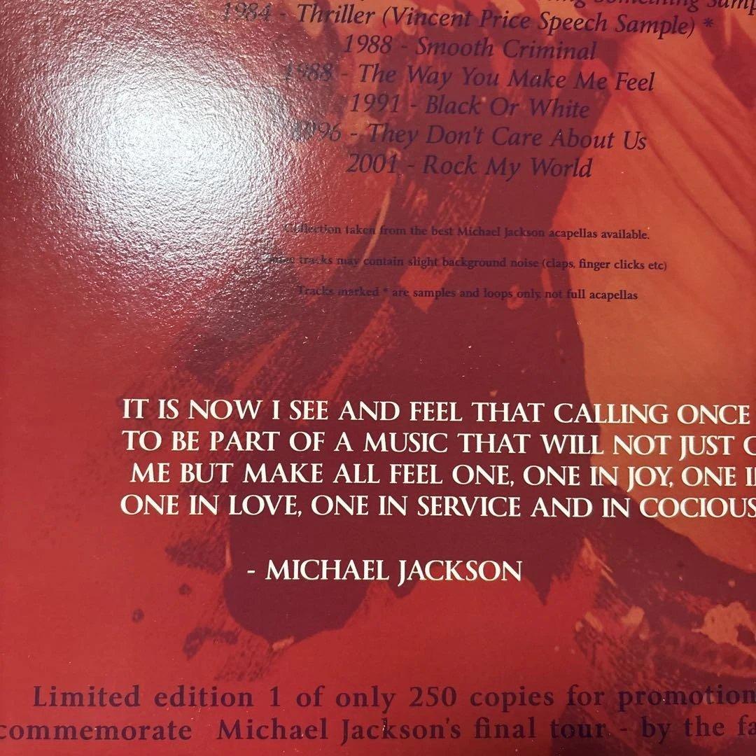 Michael Jackson The Acapella Album 新品未使用