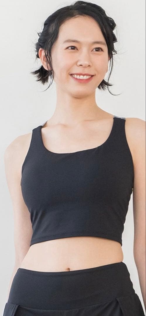 新品未開封【SUKALA】Yストラップロゴ ブラトップ　Ｌブラック　黒