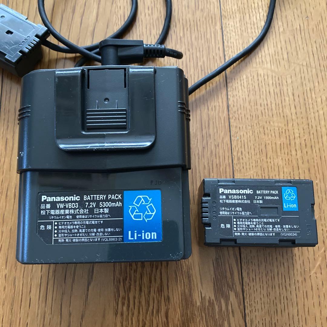 動作確認済 Panasonic ビデオカメラ NV-DB1 付属品多数 シルバー
