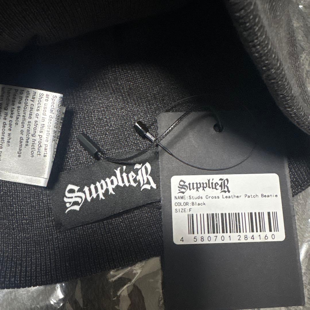 帽子 SUPPLIER STUDS CROSS LEATHER PATCH
