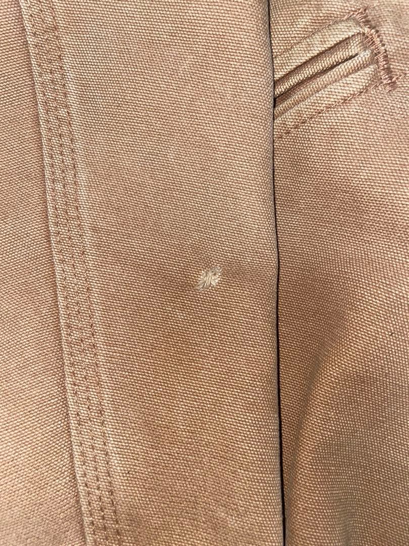値下げOK　希少 Carhartt デトロイトジャケット 企業ロゴ入り