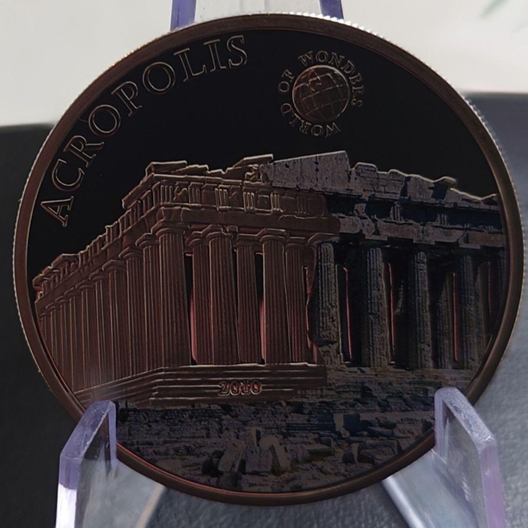 2010年 パラオ銀貨 5ドル アクロポリス銀貨 SV925 大型プルーフ