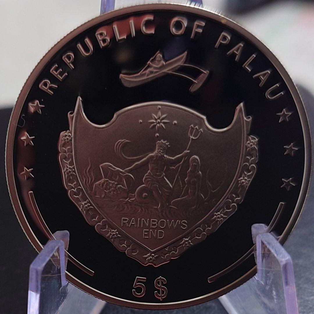 2010年 パラオ銀貨 5ドル アクロポリス銀貨 SV925 大型プルーフ