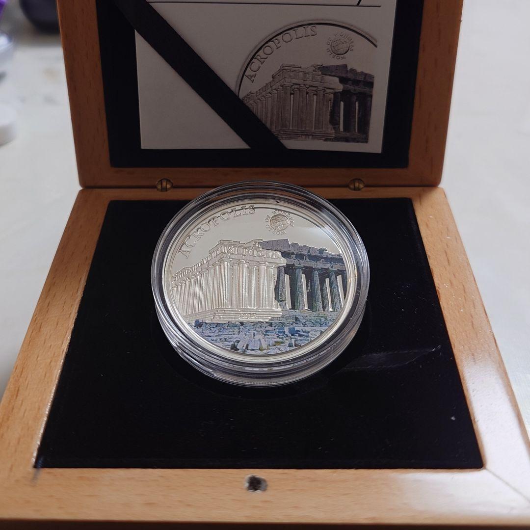 2010年 パラオ銀貨 5ドル アクロポリス銀貨 SV925 大型プルーフ