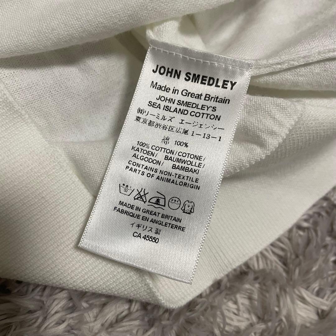 新品　タグ付き　JOHN SMEDLEY 半袖 ニットポロシャツ　サイズM