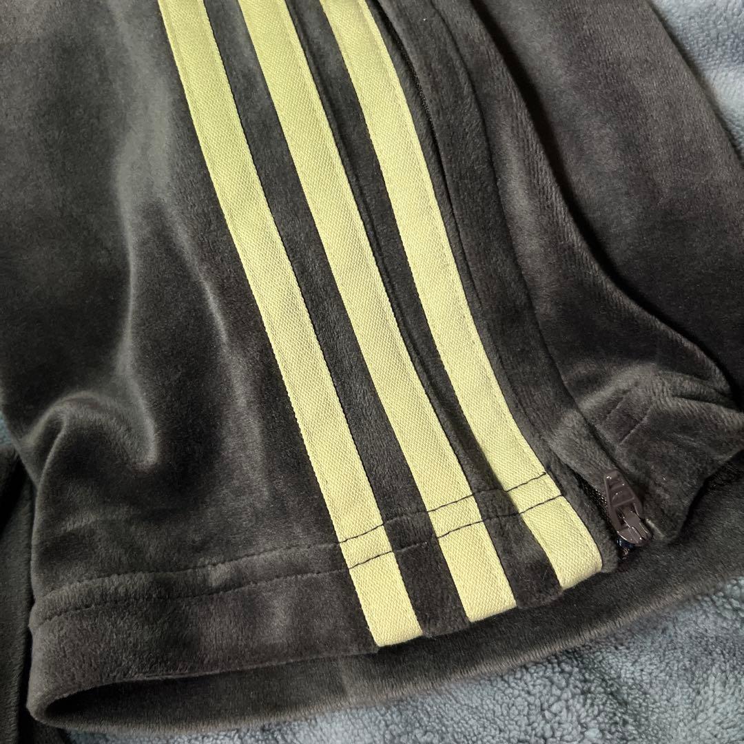 adidas メンズファイヤーバー ド ベロア トラック ジャージ XS