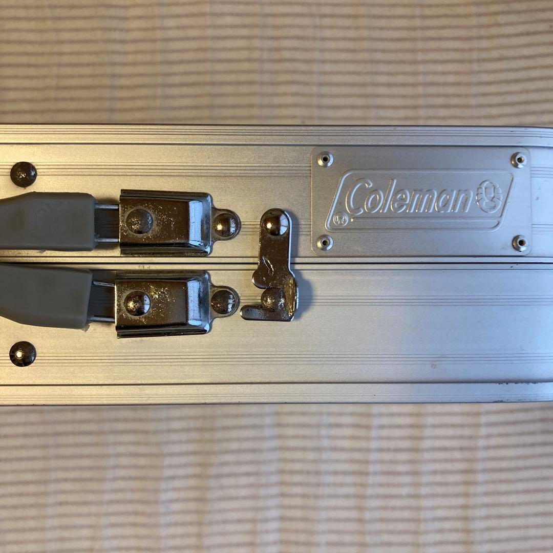 Coleman ミニアルミニウム テーブル イス 2脚　コンパクト収納