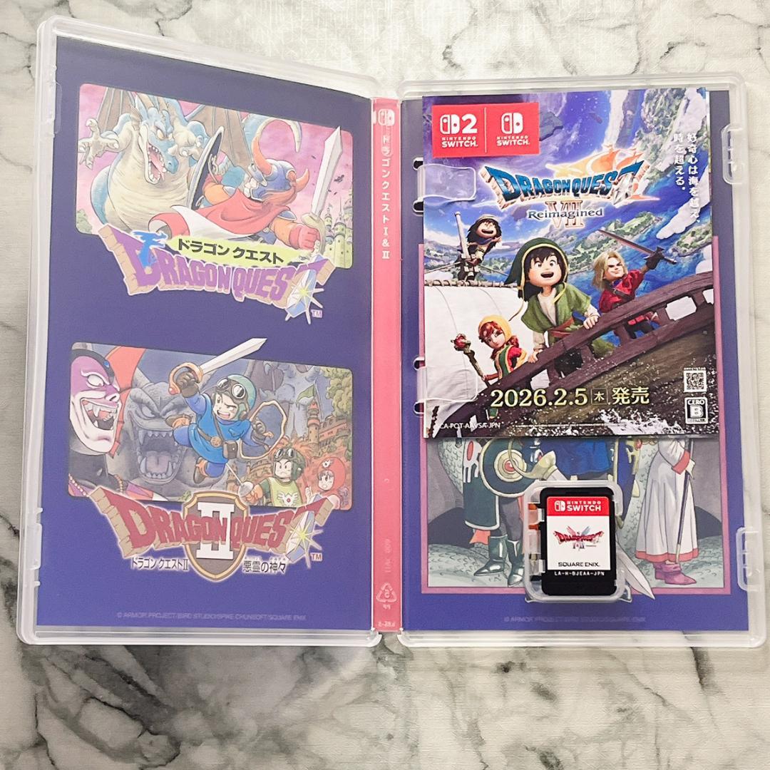 ドラゴンクエスト1&2 Nintendo Switch✨美品 ドラクエ JRPG