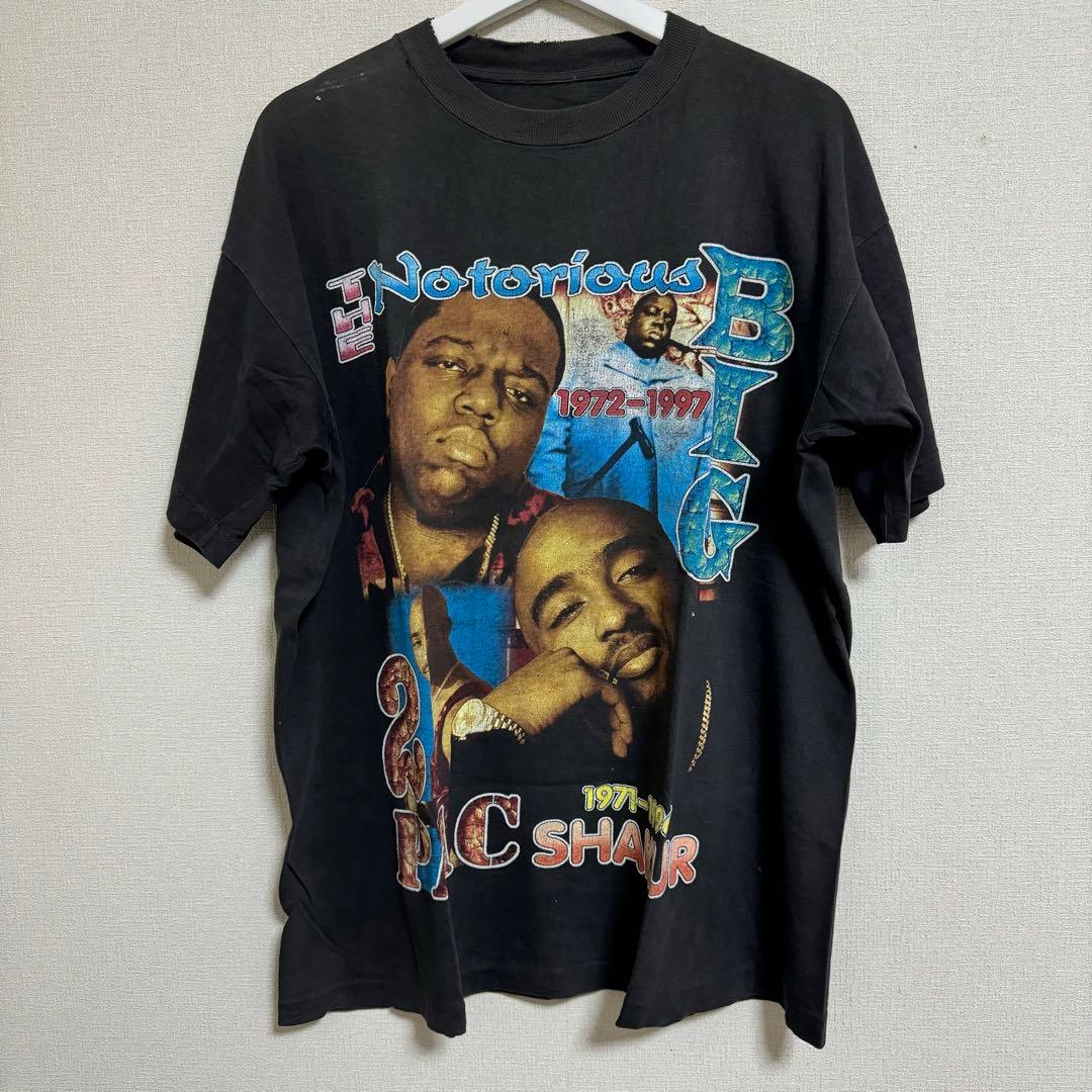 r*k様 希少Rihanna着 90s 2pac biggie 追悼ヴィンテージ
