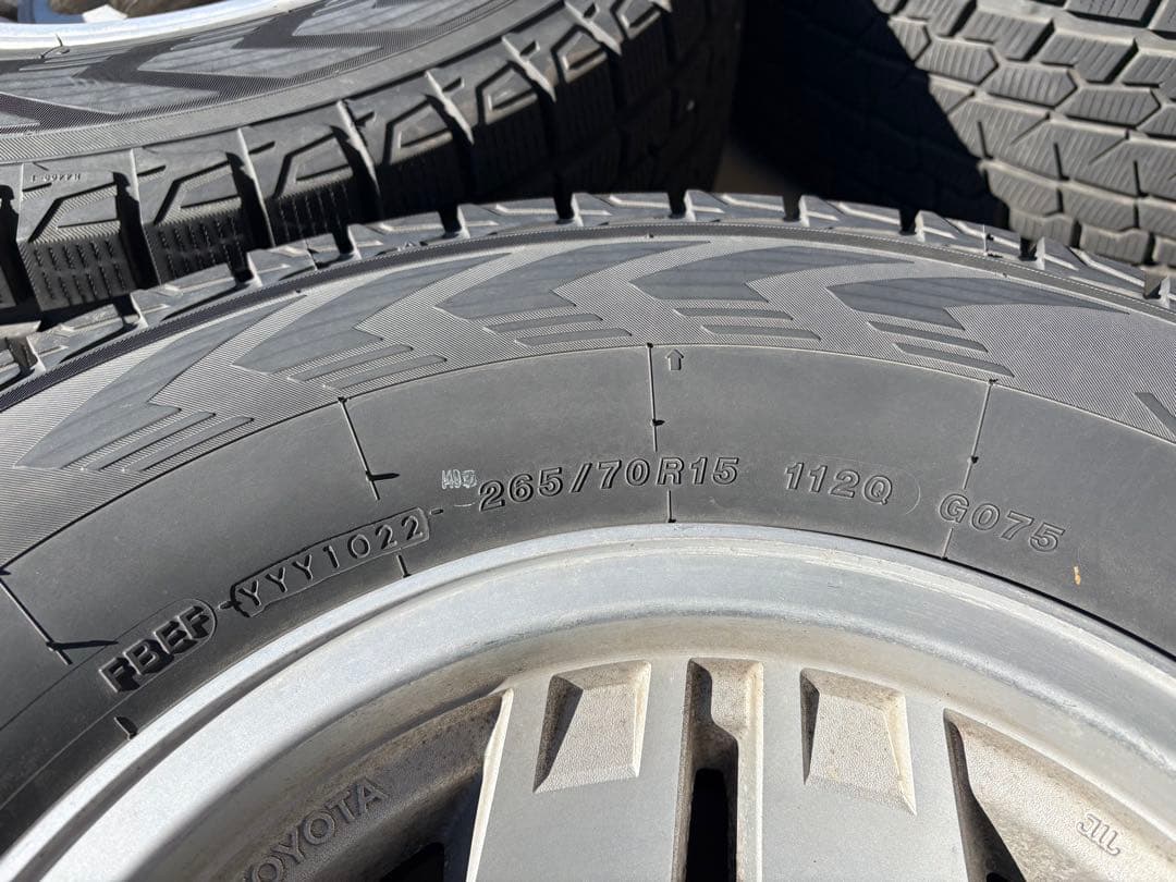 78プラド　純正ホイール＋スタッドレスタイヤセット