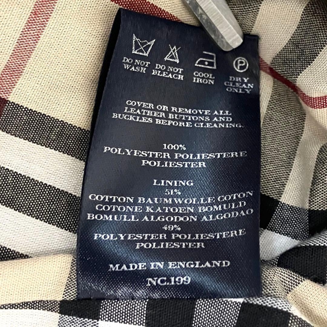 希少色　BURBERRY LONDON ステンカラーコート ショート　水色　L