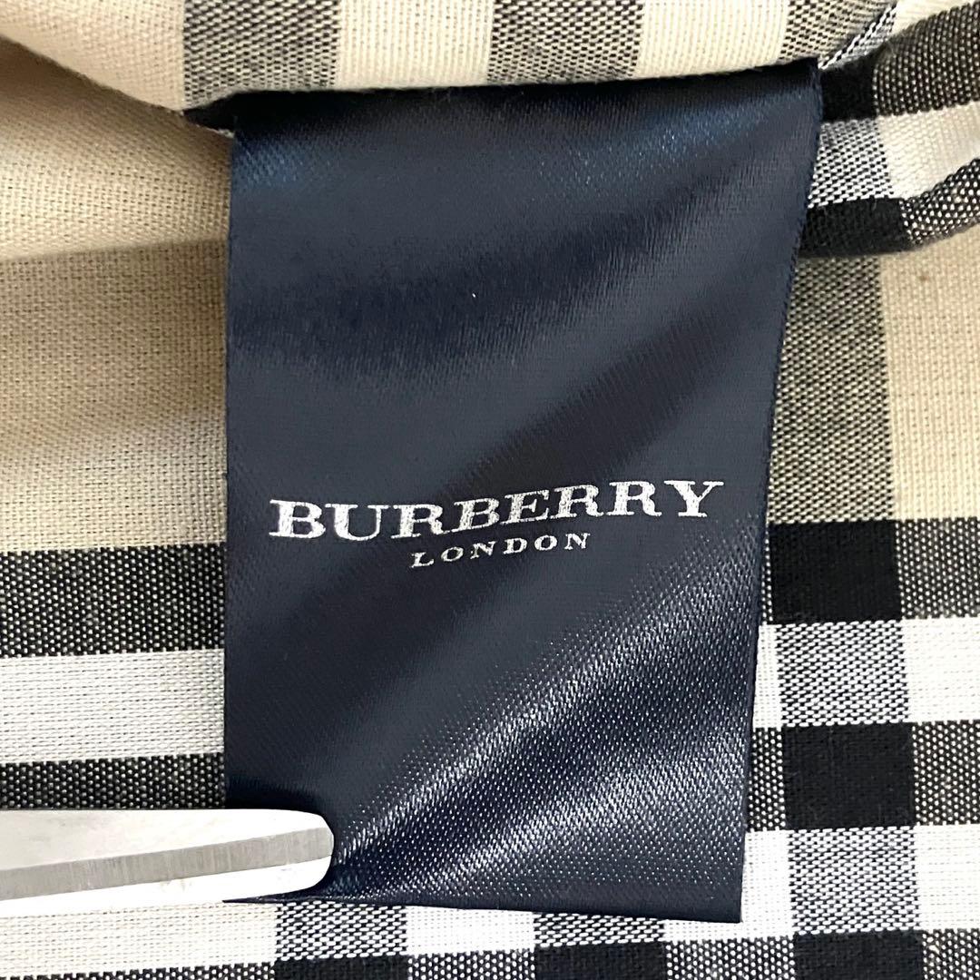 希少色　BURBERRY LONDON ステンカラーコート ショート　水色　L
