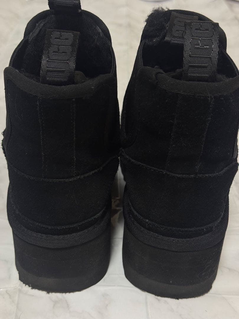 お値下げUGG ブラックムートンブーツ　US5
