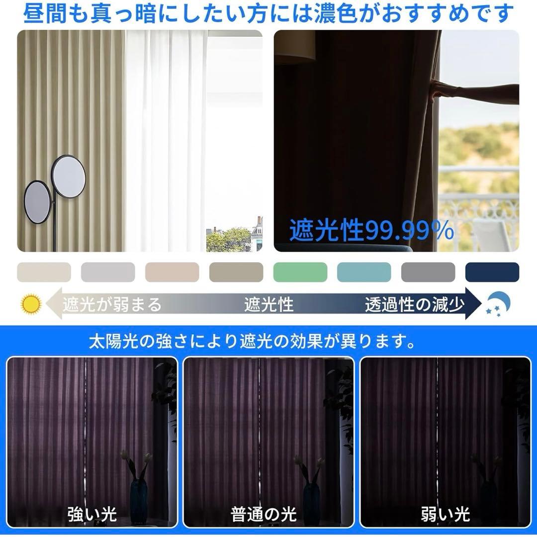 【新品】かえるの家 1級遮光カーテン4枚セット UVカット 形態記憶加工