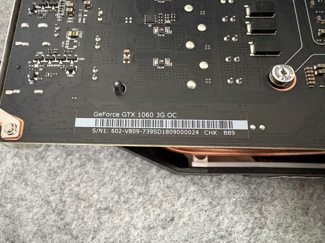MSI NVIDIA GTX 1060 3GB グラフィックボード