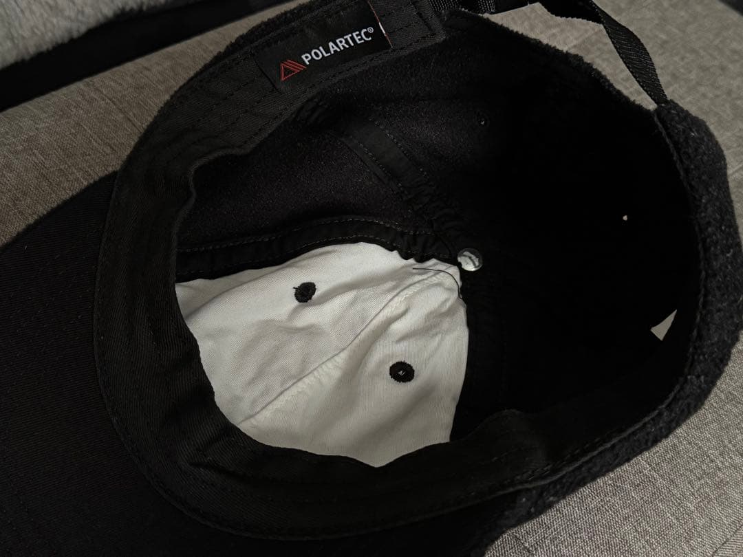 Supreme Polartec ブラック　キャップ