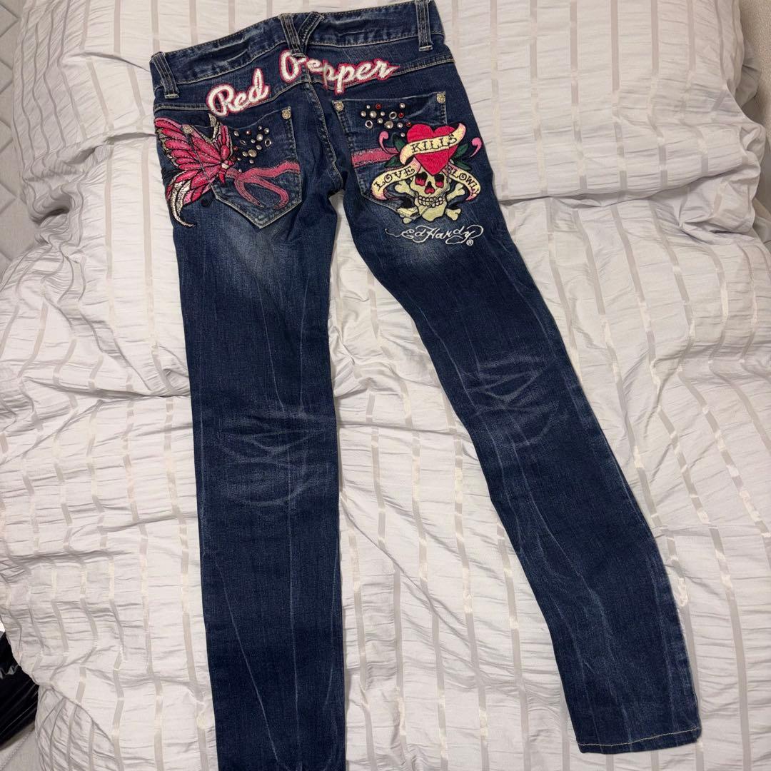 値下げしました☆ edhardy×Redpepper コラボ デニム ローライズ