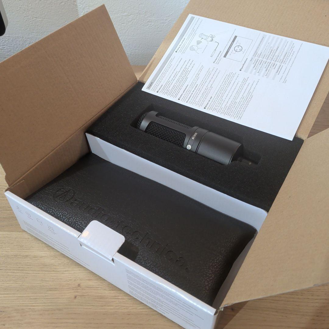 【美品】audio-technica AT2020 コンデンサーマイク