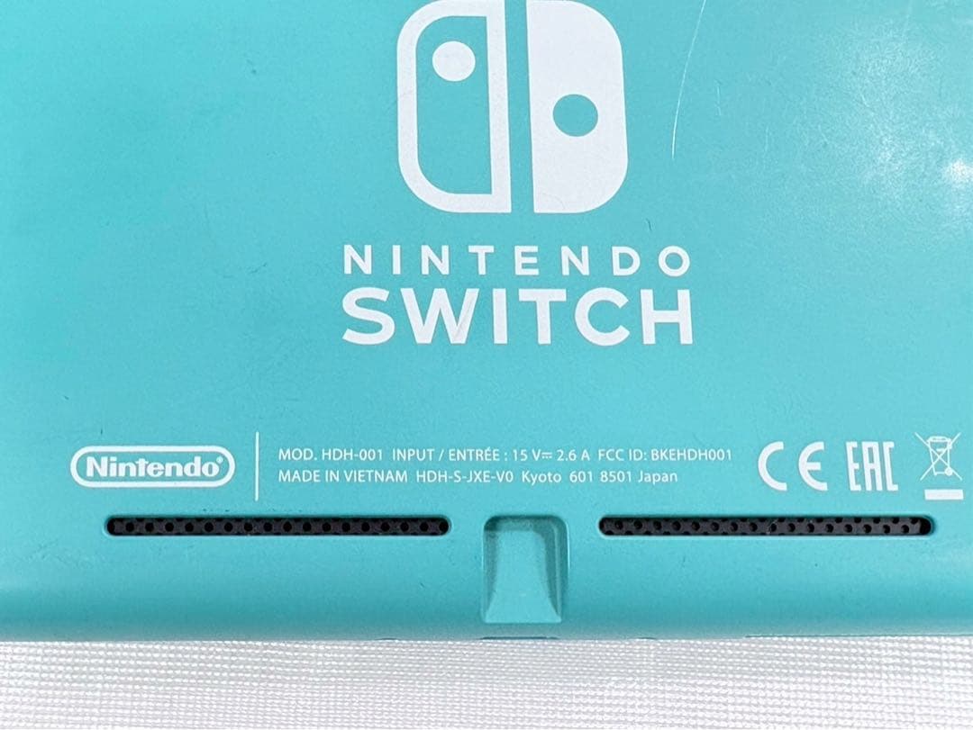 【ジャンク品電源不良】Switch Lite ターコイズ 本体ACアダプター付き