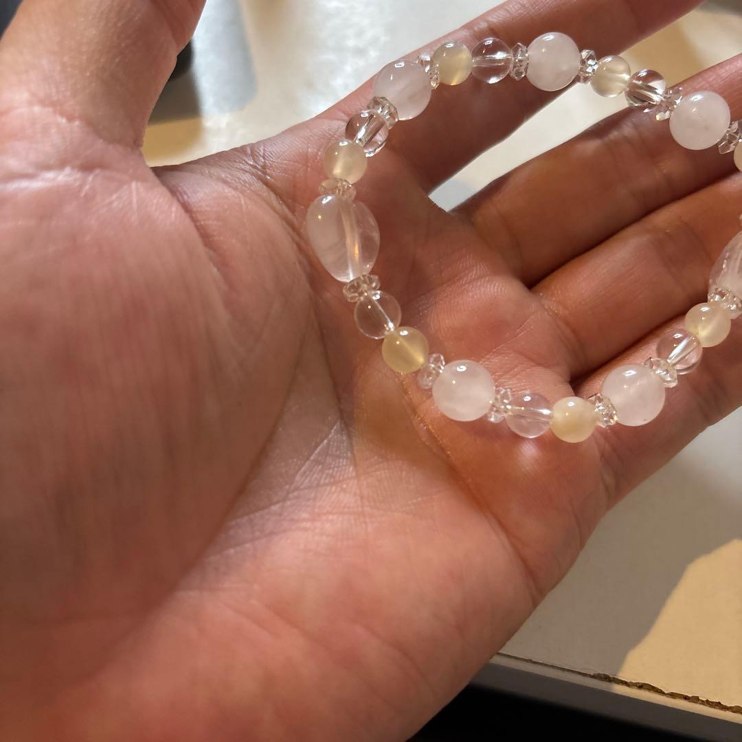ムーンストーン、ローズオーラ、水晶のブレス！
