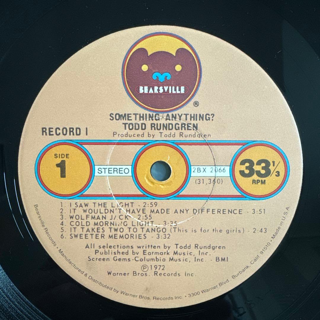 Todd Rundgren LP アナログ レコード トッド・ラングレン