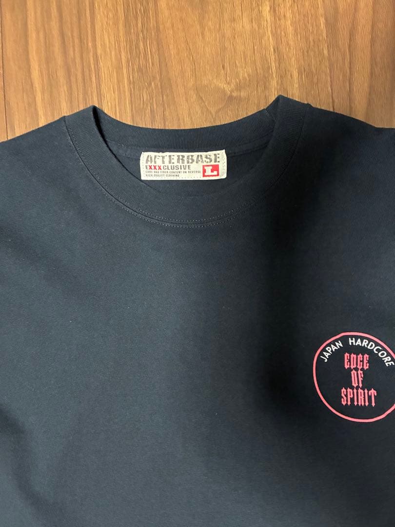 美品　AFTERBASE × EDGE OF SPIRIT Tシャツ　Lサイズ