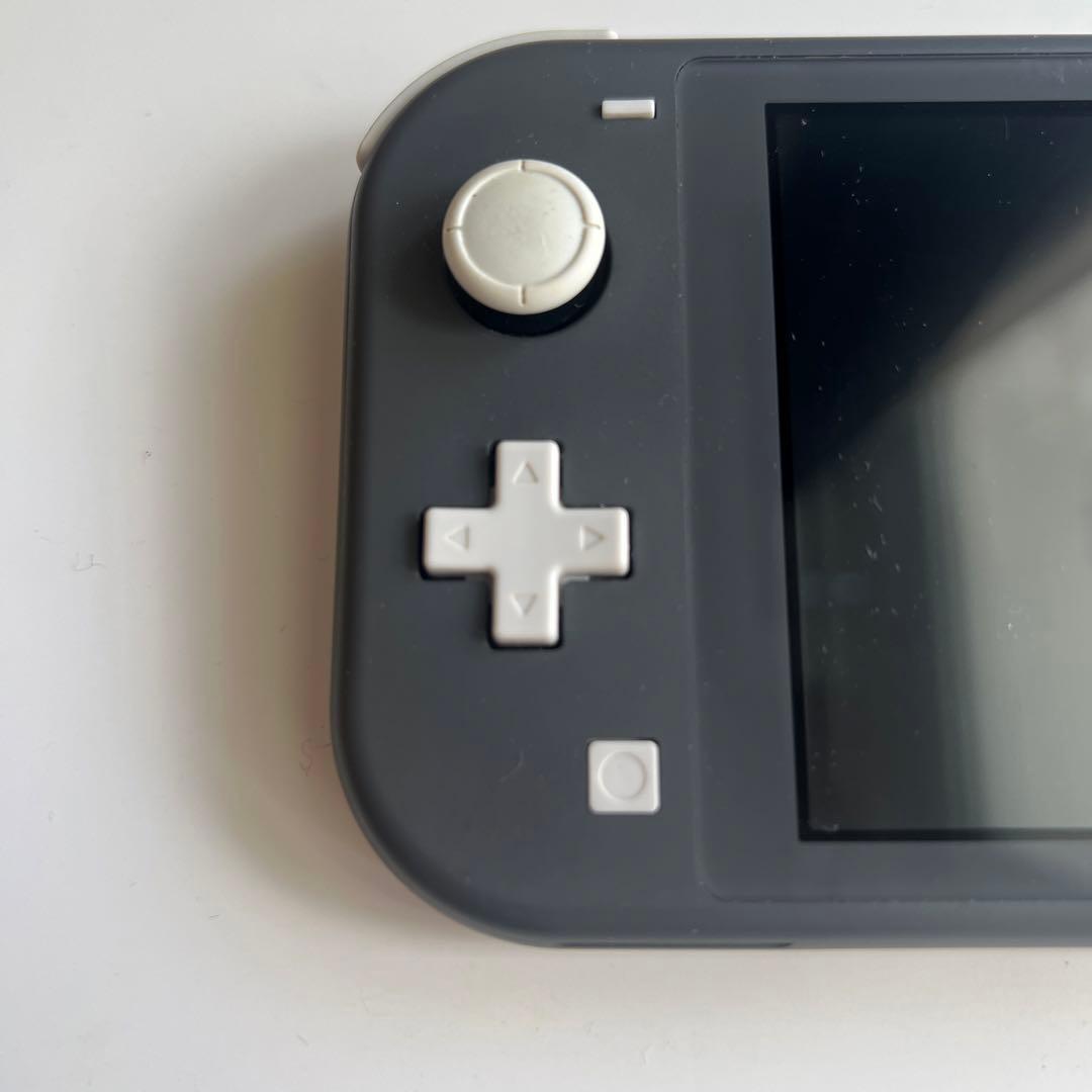 【ジャンク品】Nintendo Switch Lite グレー 本体　アダプタ付