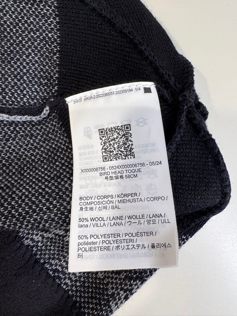 【値下げ】ARC'TERYX Bird Head Toque ブラックグレー