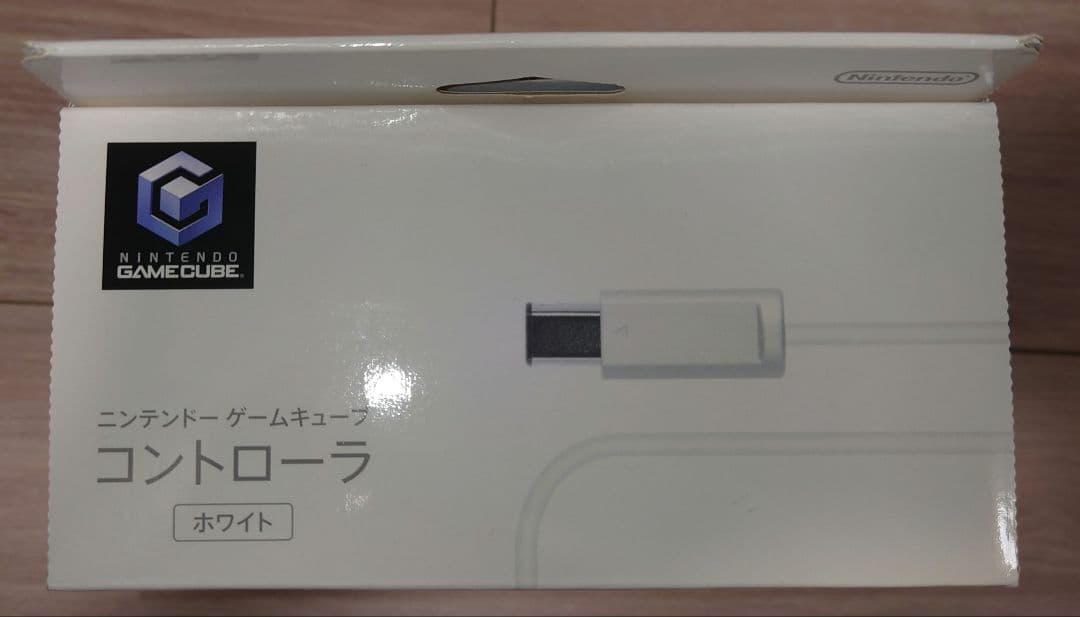 【未使用/新品】ゲームキューブコントローラー ホワイト 純正品