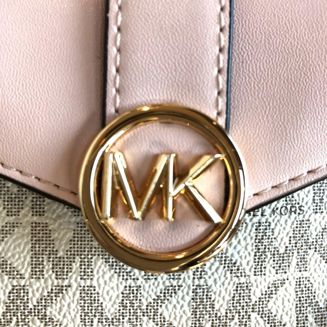 【専用】新品 マイケルコース MICHAEL KORS カメルン ホワイトピンク