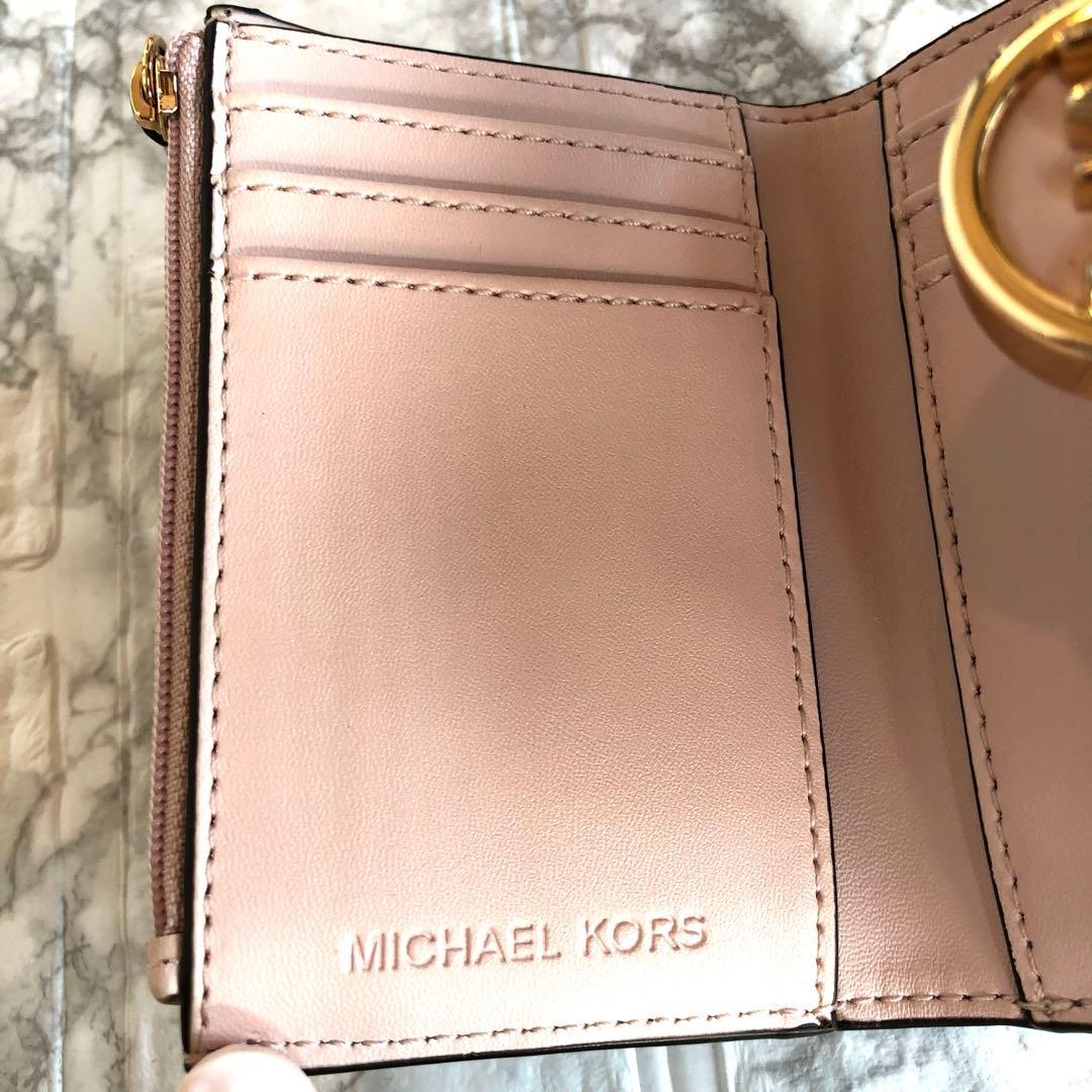 【専用】新品 マイケルコース MICHAEL KORS カメルン ホワイトピンク