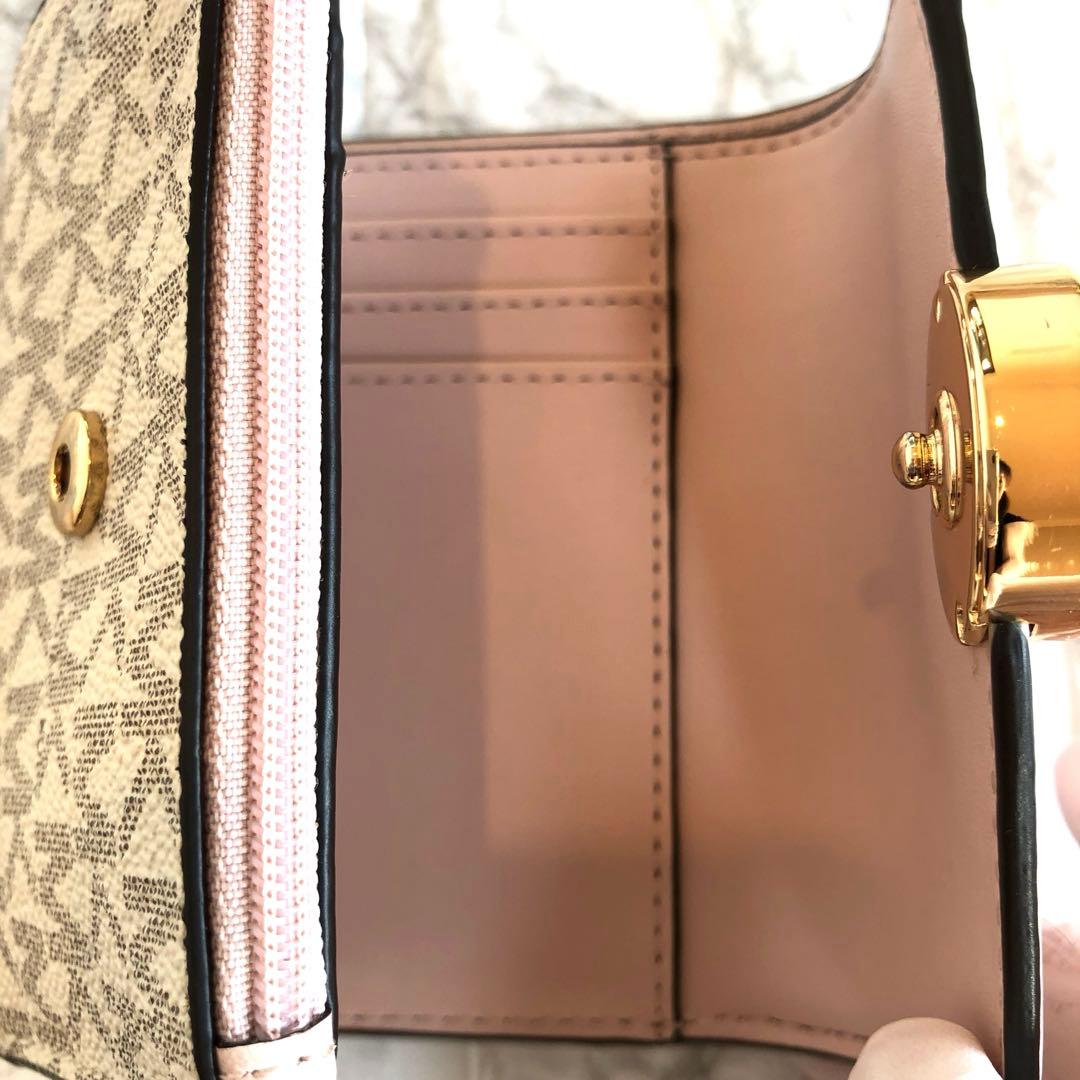 【専用】新品 マイケルコース MICHAEL KORS カメルン ホワイトピンク
