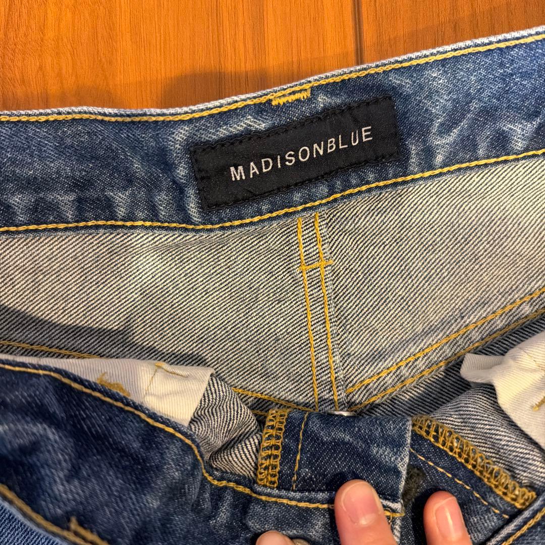 MADISONBLUE ダメージ加工 ブルーデニム