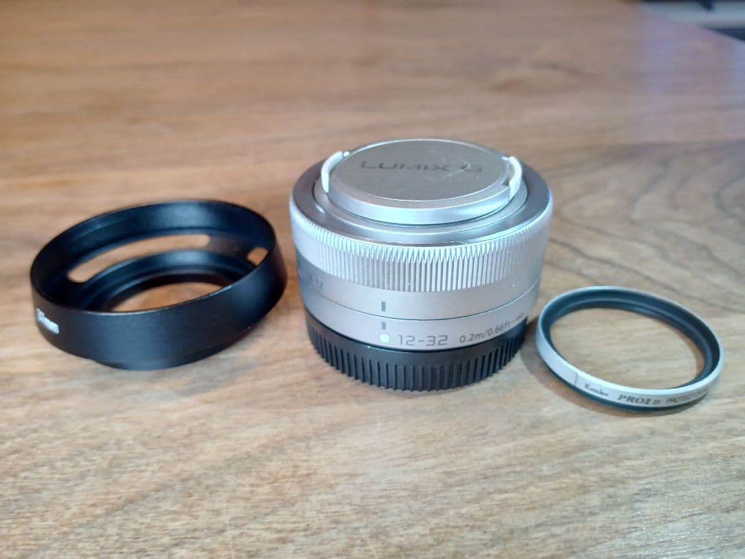 【レンズフード+レンズプロテクター付き】LUMIX G 12-32mm 返金保証