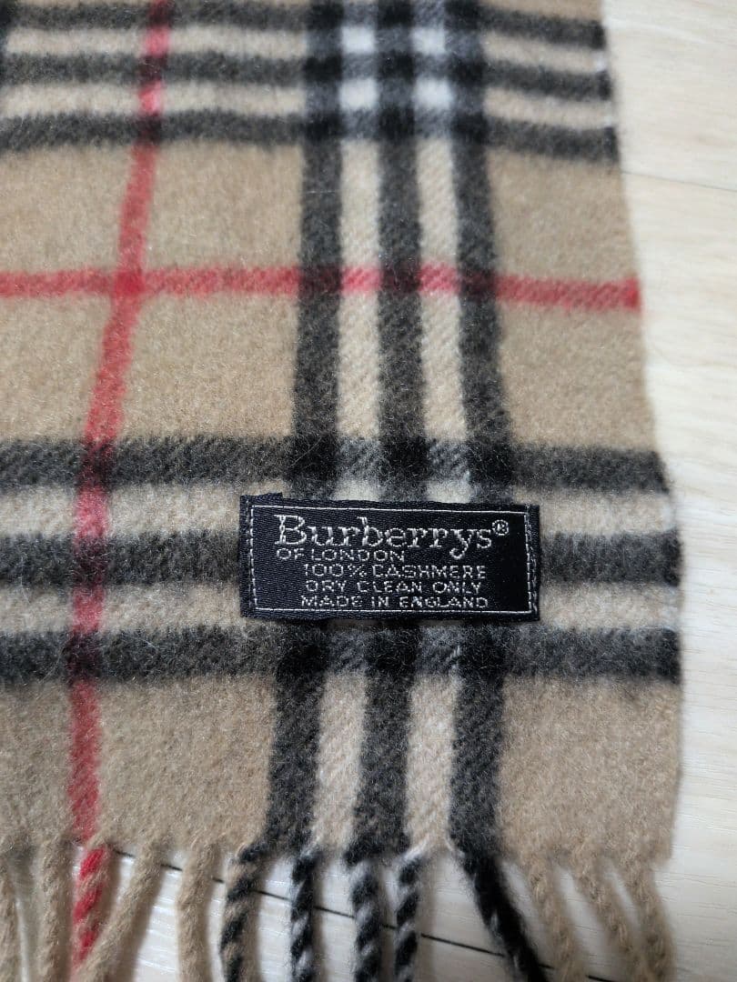 Burberrys チェック柄カシミヤマフラー