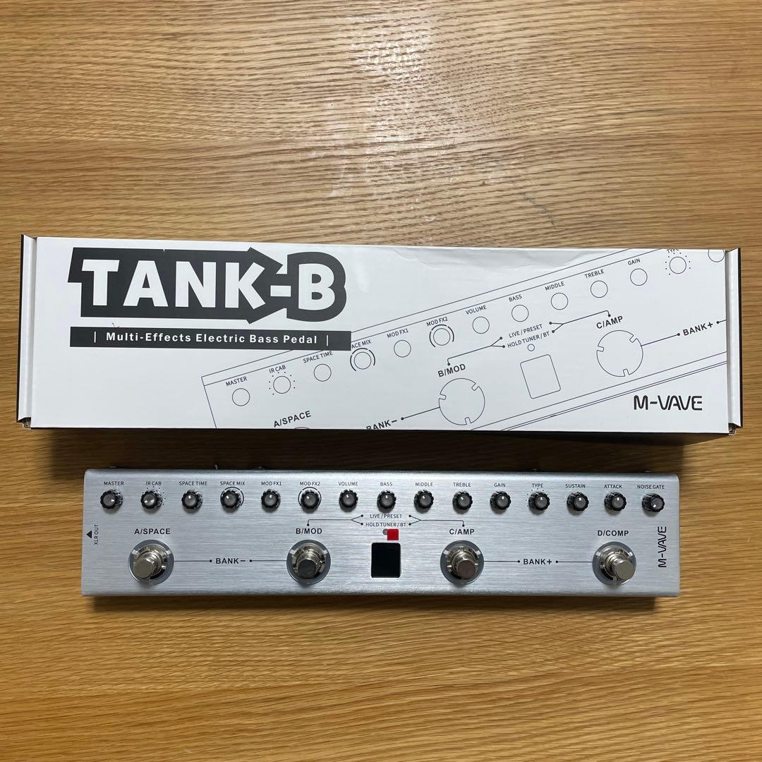 M-VAVE / ベース用マルチエフェクター TANK-B