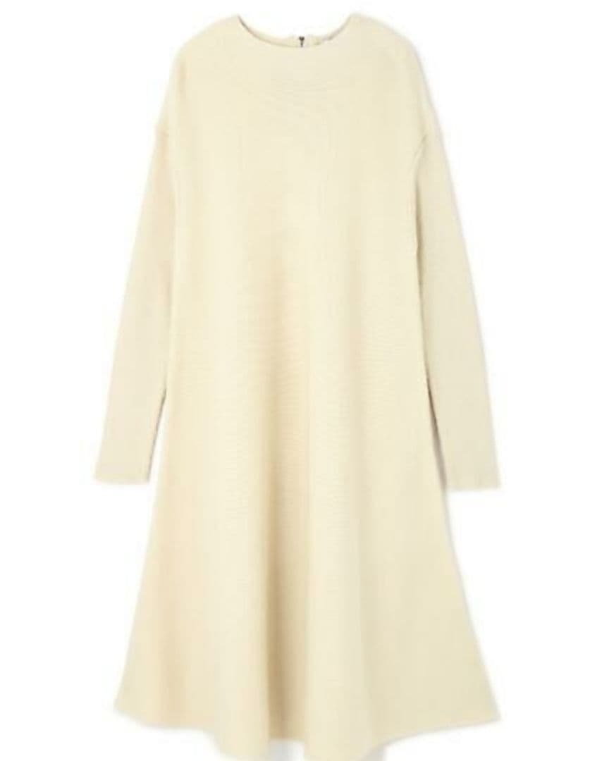 【美品】ADORE ニットワンピース 白 38サイズ