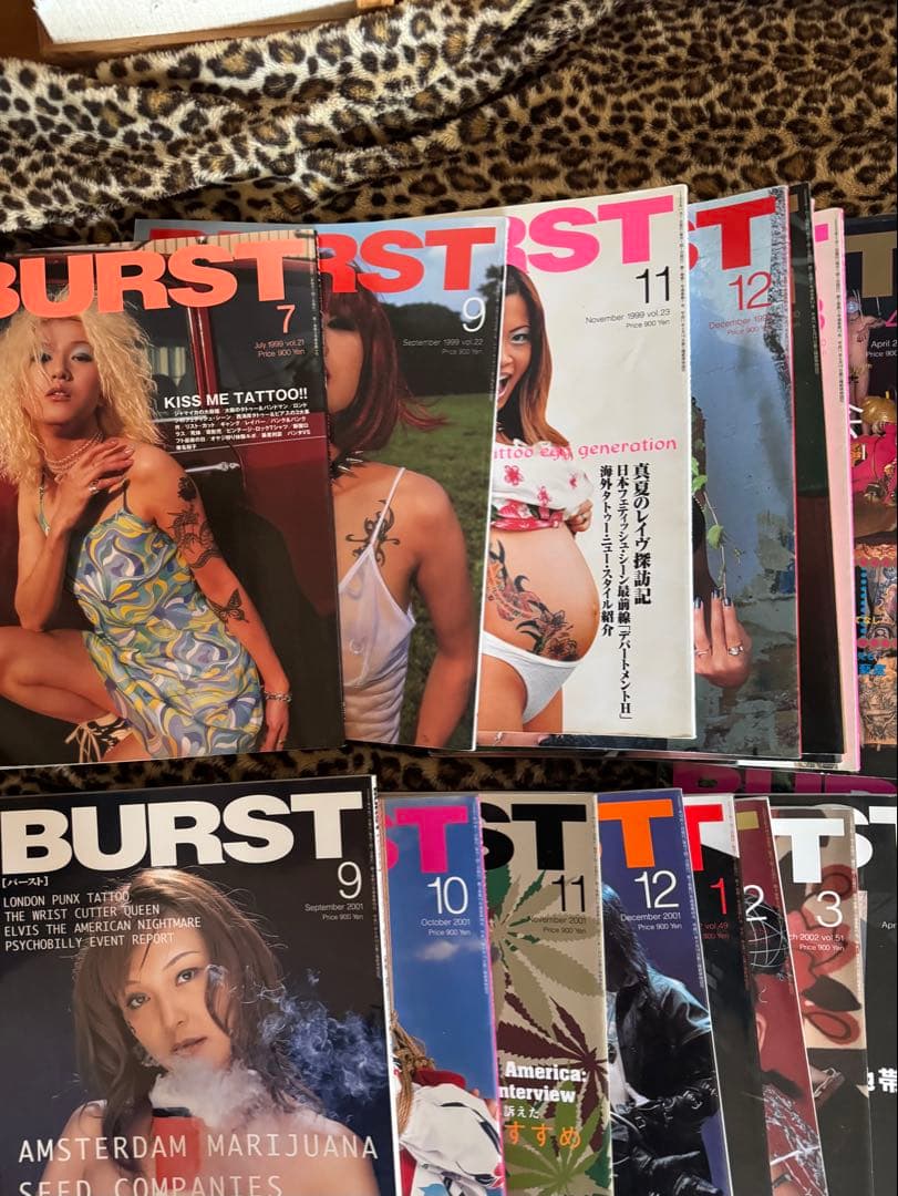 BURSTバースト雑誌全号 コンプリートセット+α tattoo 欠けなし