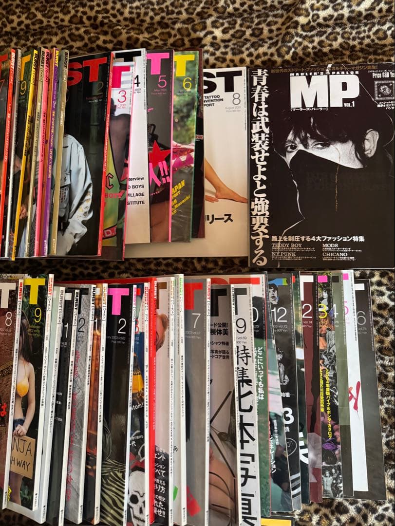 BURSTバースト雑誌全号 コンプリートセット+α tattoo 欠けなし