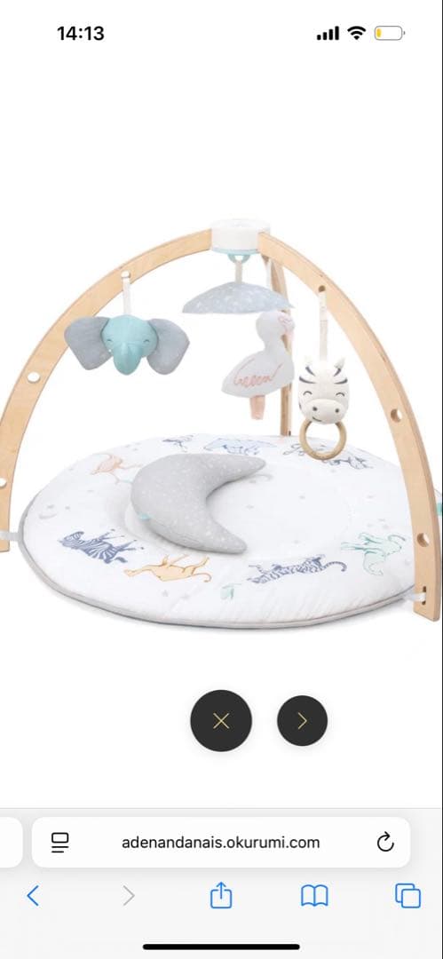 Aden+Anais ベビージム(新品、未開封)