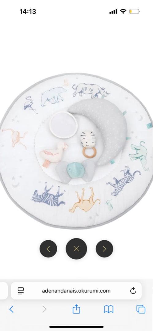 Aden+Anais ベビージム(新品、未開封)