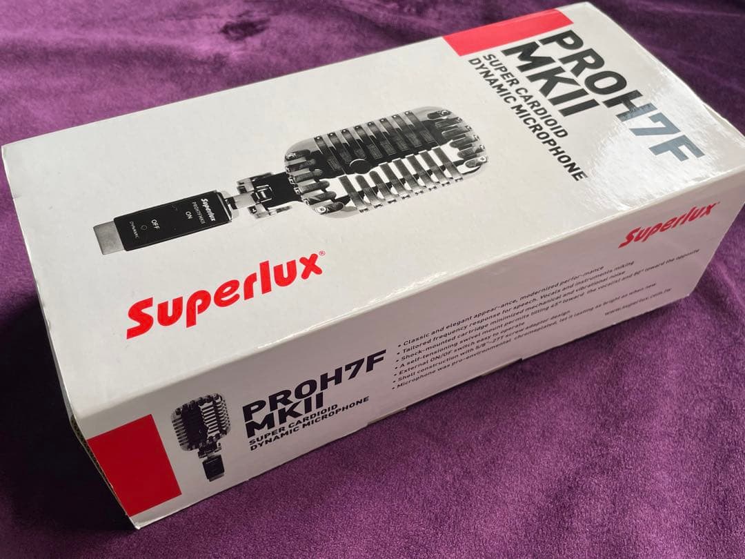 Superlux PROH7F MKII 未使用 ガイコツマイク ダイナミック