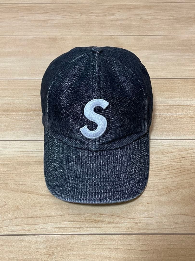 Supreme Cordura Denim S Logo 6-Panel 黒