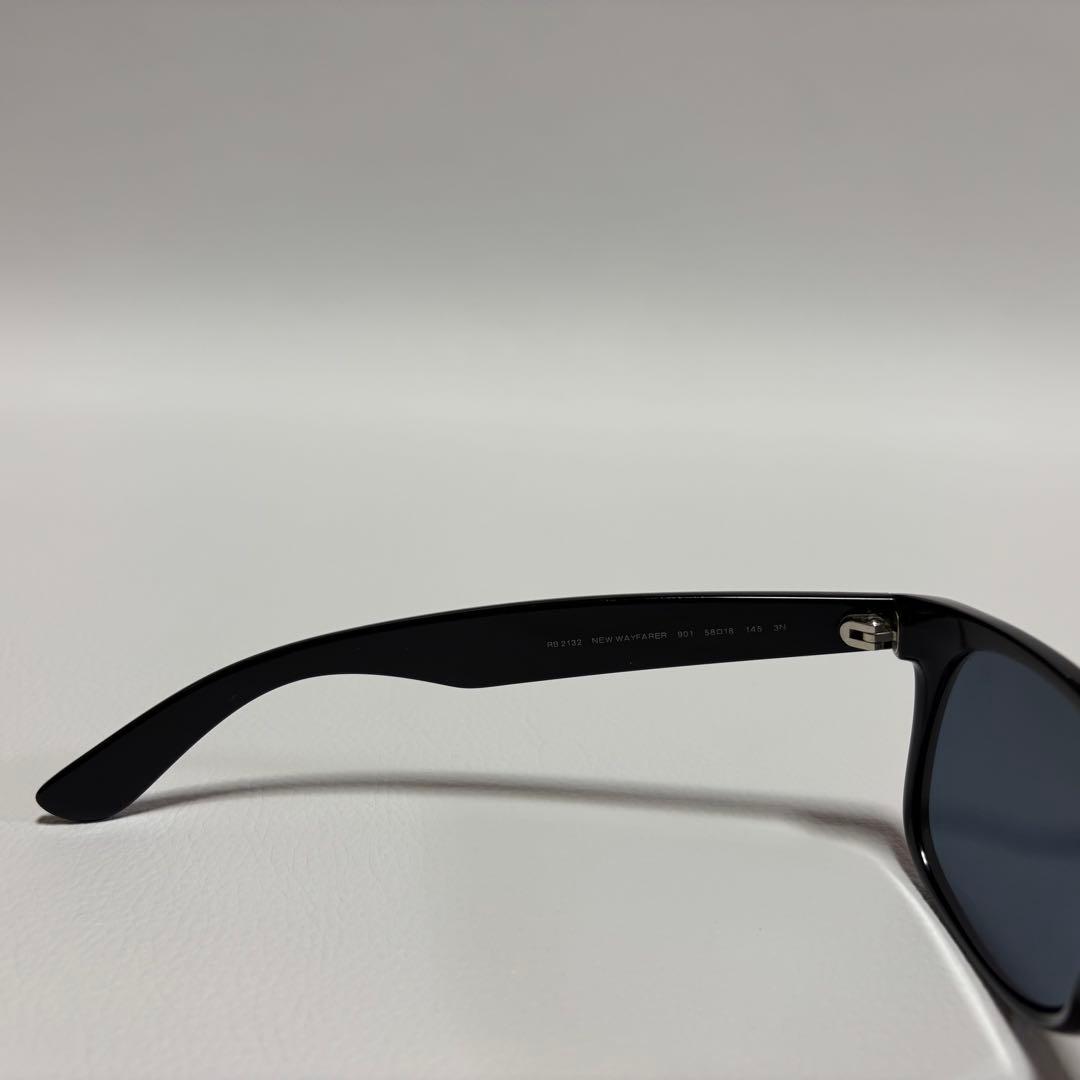 レイバン RB2132 NEW WAYFARER 黒 58 度入り ケース付