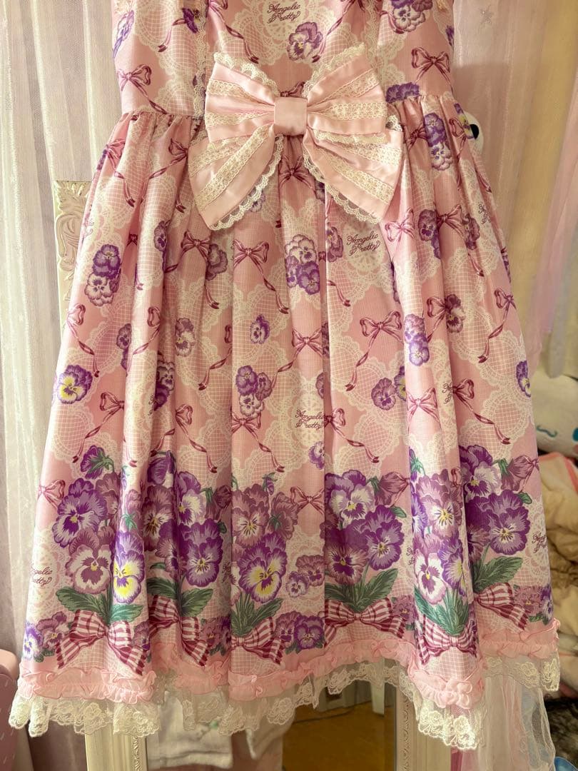M*R様 Angelic Pretty lacy pansy ピンク JSK B