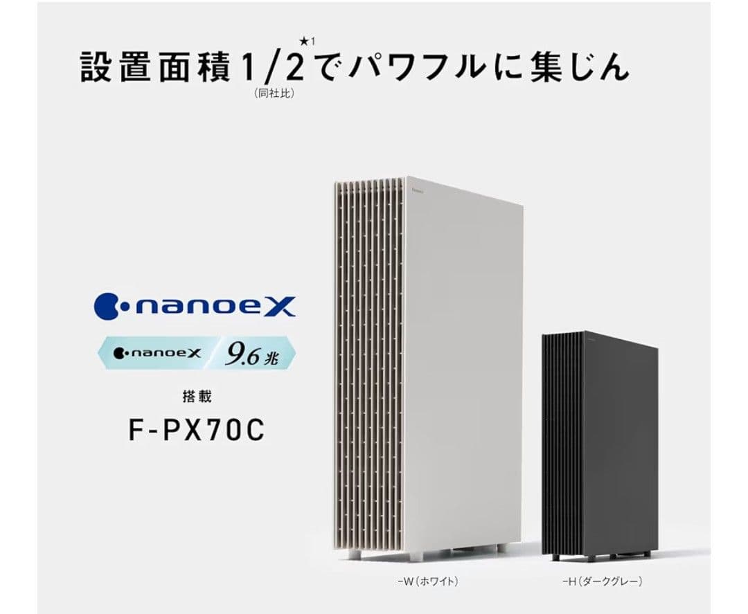 新品　Panasonic パナソニック 空気清浄機 F-PX70C-H